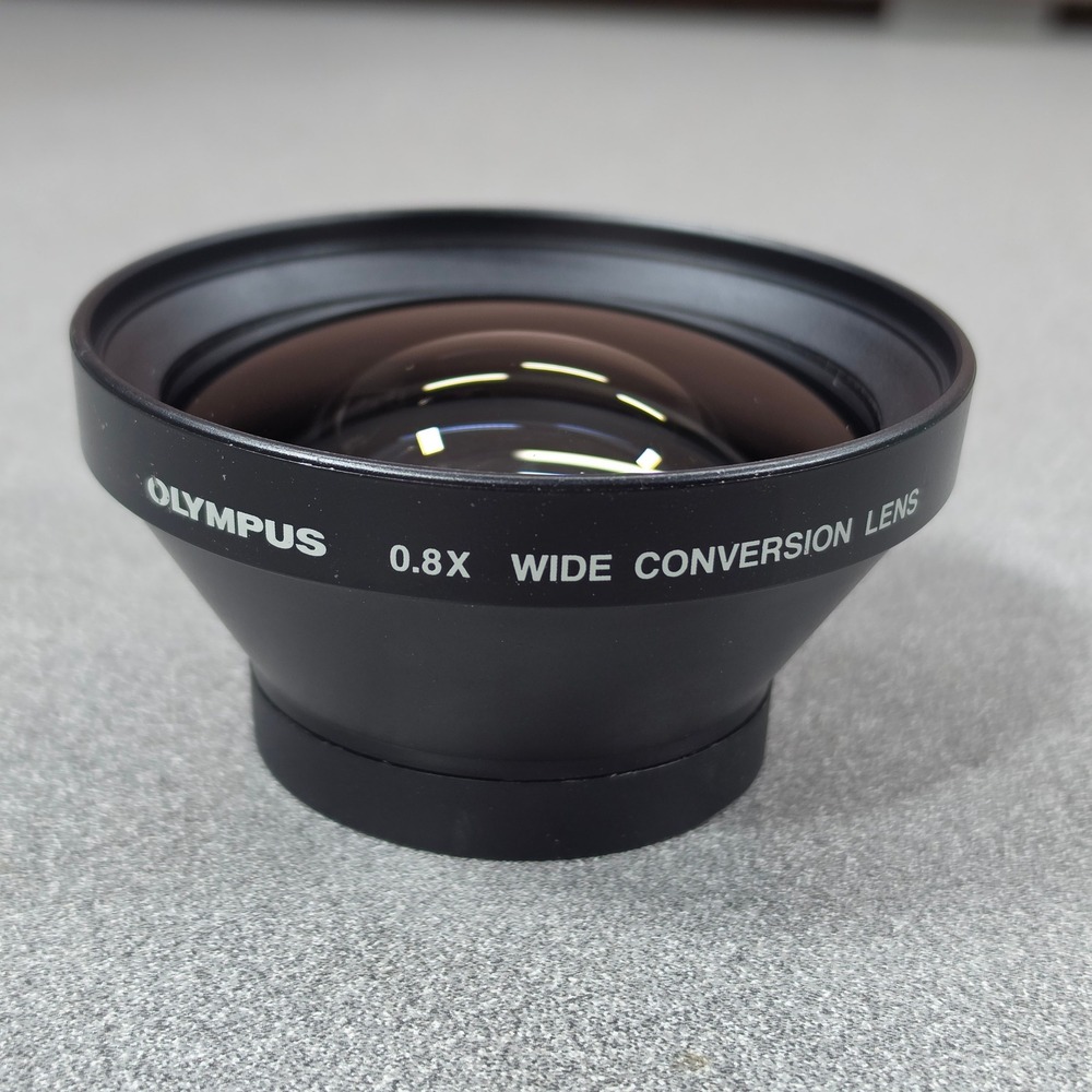 Olympus Wide Conversion Lens 55mm Black Excellent 0.8x Japan Made